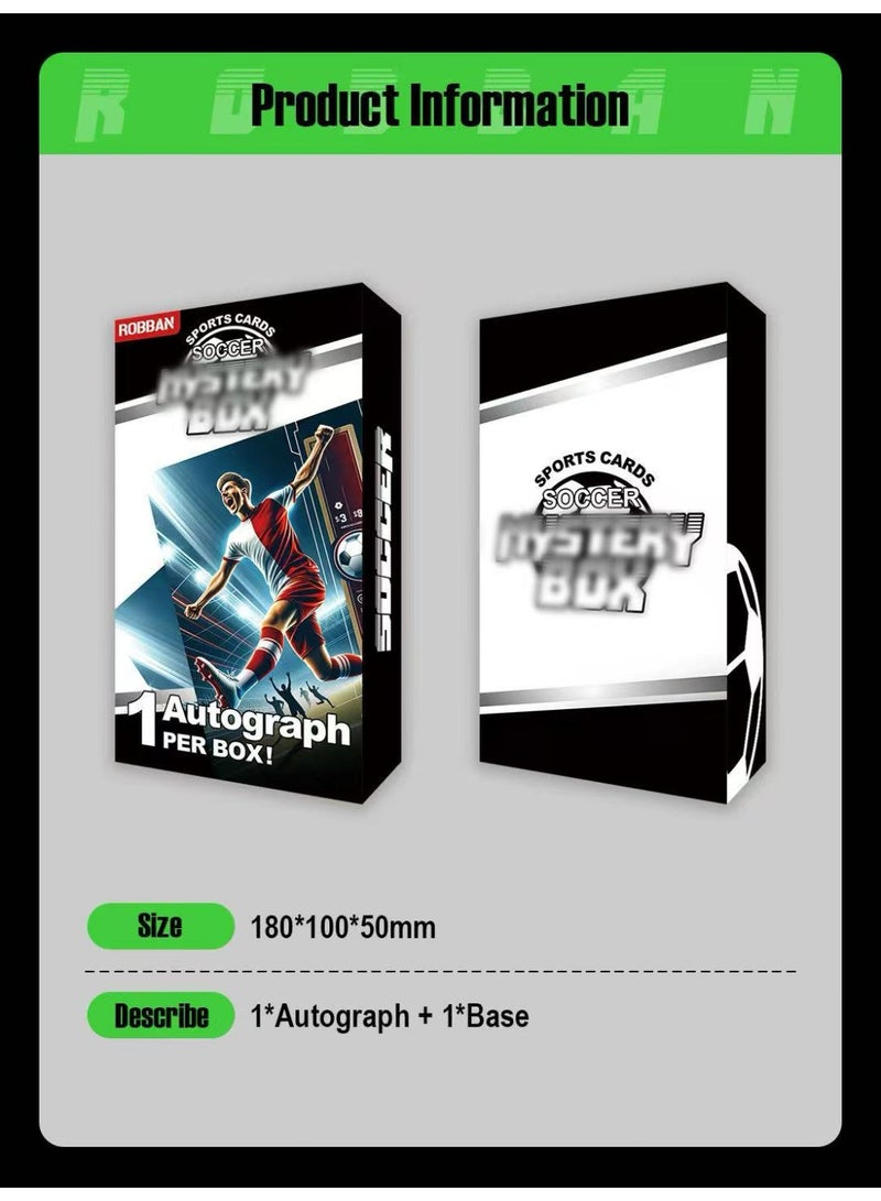 ROBBAN Collectible Signed Cards Rare Finds Perfect for Fans and Collectors SSP Soccer Football Star Autographed Sport Cards Mystery Box- - Global Certified Collectible - Image 3