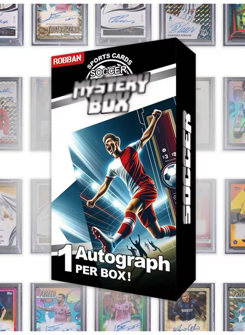 ROBBAN Collectible Signed Cards Rare Finds Perfect for Fans and Collectors SSP Soccer Football Star Autographed Sport Cards Mystery Box- - Global Certified Collectible - Image 5