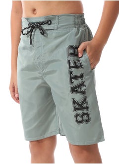 Caesar Printed Boys Swim Short  - Image 2