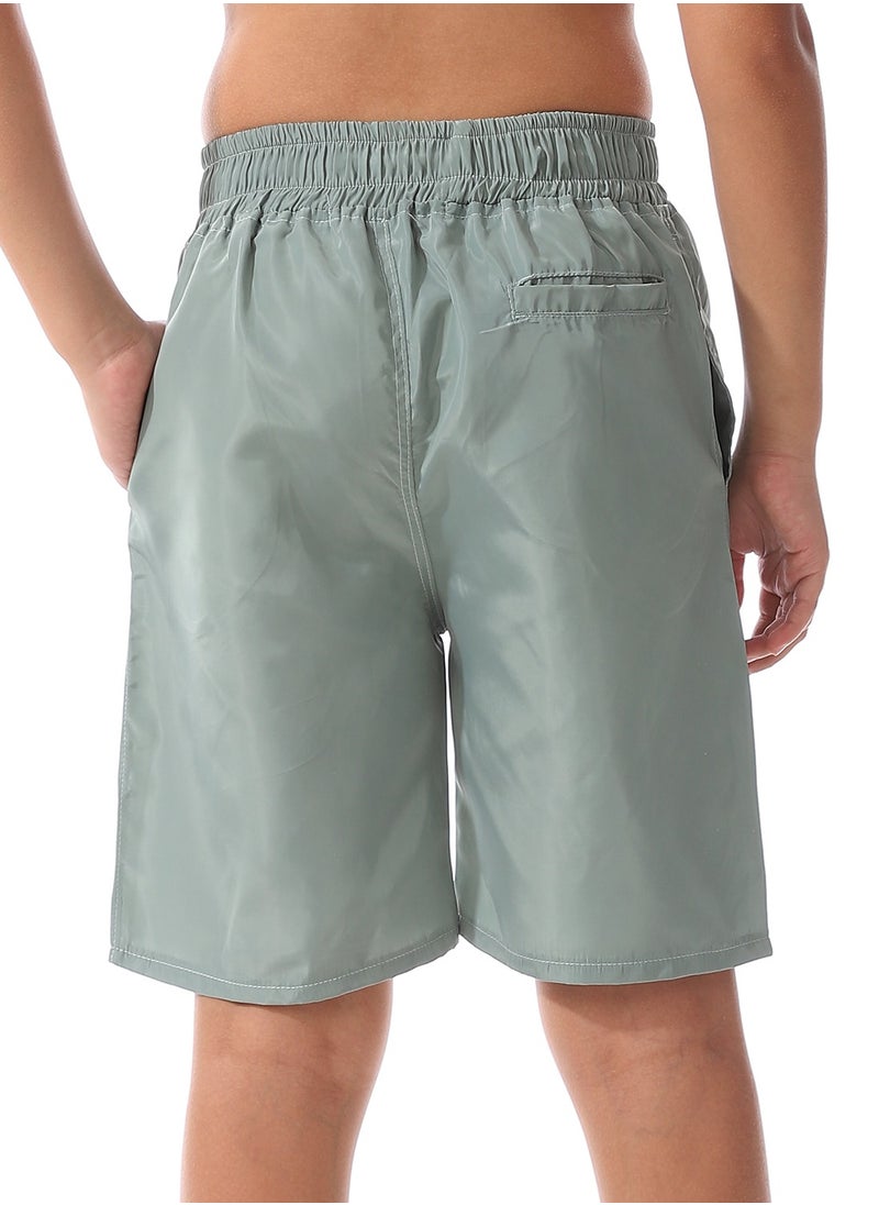 Caesar Printed Boys Swim Short  - Image 4