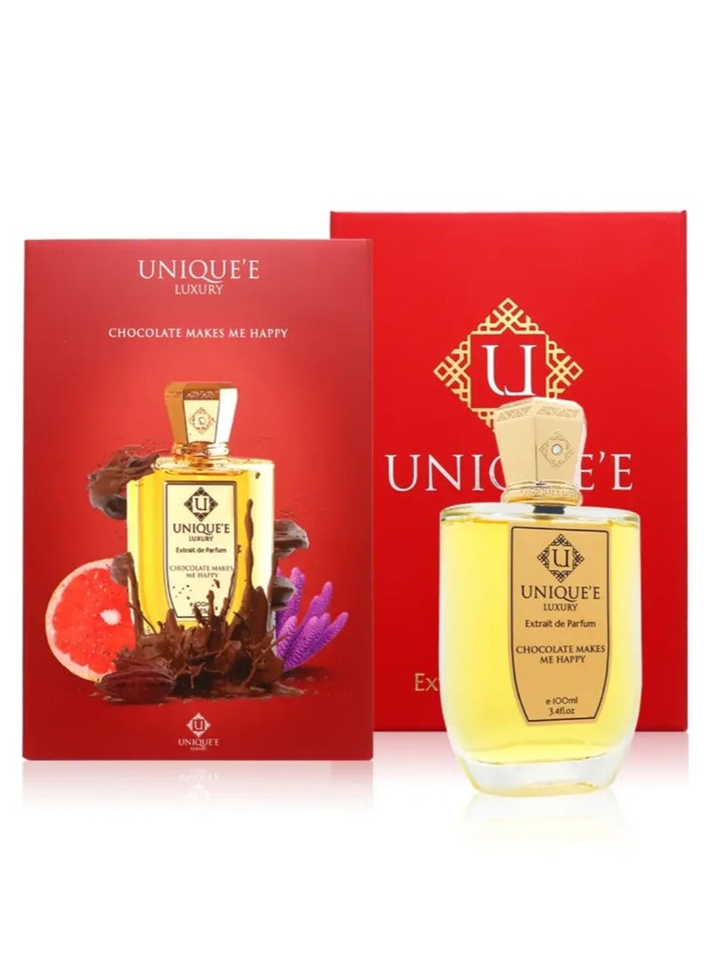 UNIQUE'E LUXURY UNIQUE LUXURY CHOCOLATE MAKES ME HAPPY EXTRAIT DE PARFUM 100ML  - Image 1