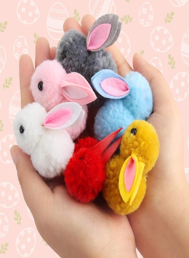 LEASEN 24 Pack Easter Egg Fillers with Plush Bunny Toys Inside, Easter Eggs Filled with Plush Toys Inside, Mini Bunny Stuffed for Easter Hunt, Easter Party Favor, Basket Stuffers Fillers - Image 4