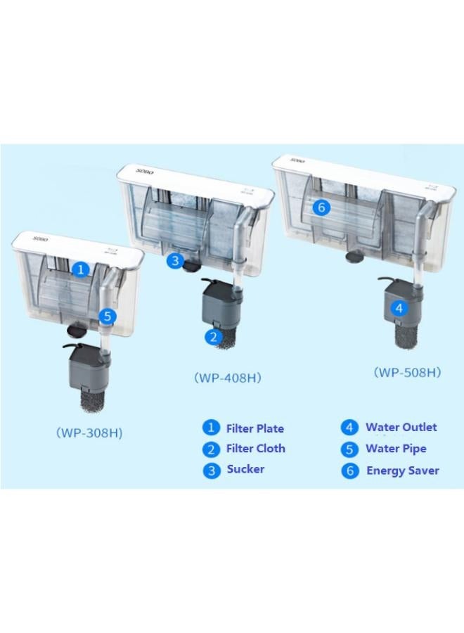 SOBO External Fish Aquarium Hang On Hanging Filter - Image 2