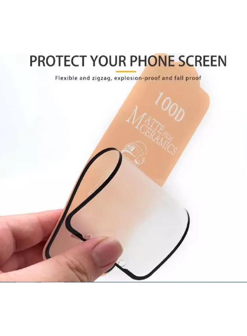 Screen protector For Realme 12 5G Matte Screen Protector Anti-Glare Anti-Fingerprint 9D Touch,Matte Finish Surface ceramic film (NOT Glass) Realme 12 2024 (Ceramic Matte) - Image 2