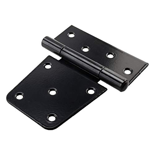 Yaegoo 3.5-Inch Shed Hinges Square Barn Door Heavy Duty Gate Hinges, Black (6 Pack, Screws Included) - Image 4