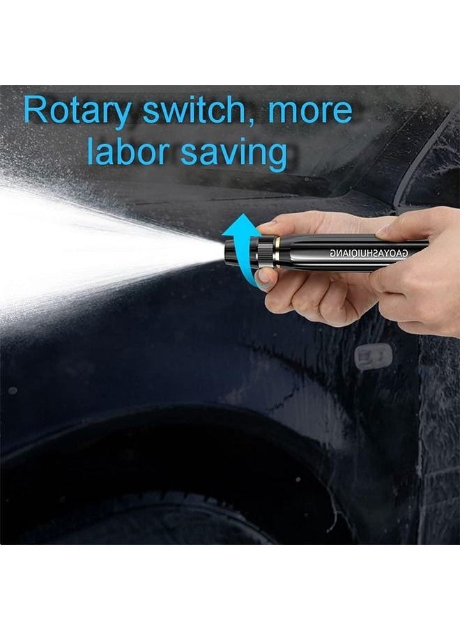 Beauenty - Adjustable High Pressure Garden Hose Spray Gun Ideal for Car Washing Garden Irrigation Pet Bathing Durable Metal Nozzle for Powerful Watering Fitted with Brass Connector - Image 1