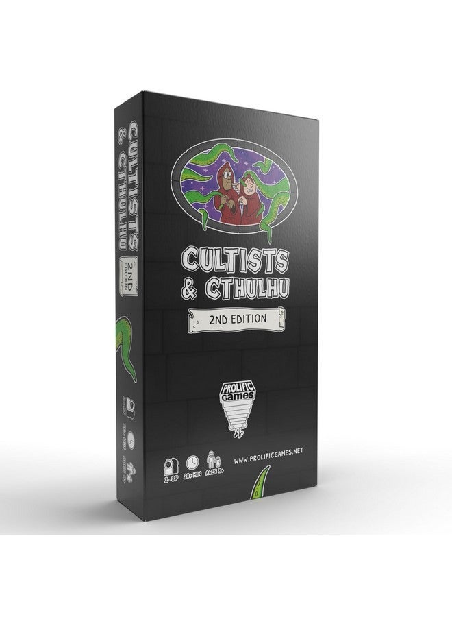 بروليفيك جيمز ألعاب غزير الإنتاج عبادة &Cthulhu 2nd الطبعة لعبة بطاقة - سريعة, روح الدعابة خذ أن اللعب - الطوائف الرائدة, طقوس كاملة, احتضان الجنون - في نهاية المطاف لعبة عائلية تفاعلية وهدية - Image 1