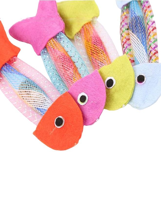 Altheqa 4 pcs Pet Products Fish Cat Toys Cat Chewing Toy Cloth Silvervine Fish Shape Kitten Chew Toy Cat Teething Toy Pet Accessories - Image 3