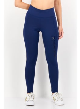 TOMMY SPORT Women Sportswear Fit Training Leggings, Navy  - Image 1