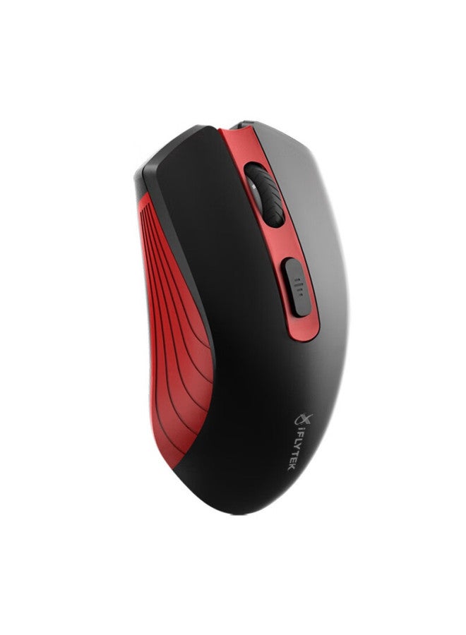 iFLYTEK Xunfei Wireless Bluetooth Mouse M210, Office Mouse, Wireless Peripheral, Ergonomic Mouse, Comfortable Grip, Smart Voice Input Typing Translation, Black And Red - Image 4