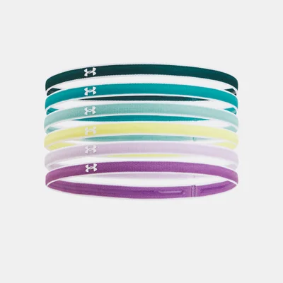 UNDER ARMOUR Women's UA Mini Headbands (6 Pieces)