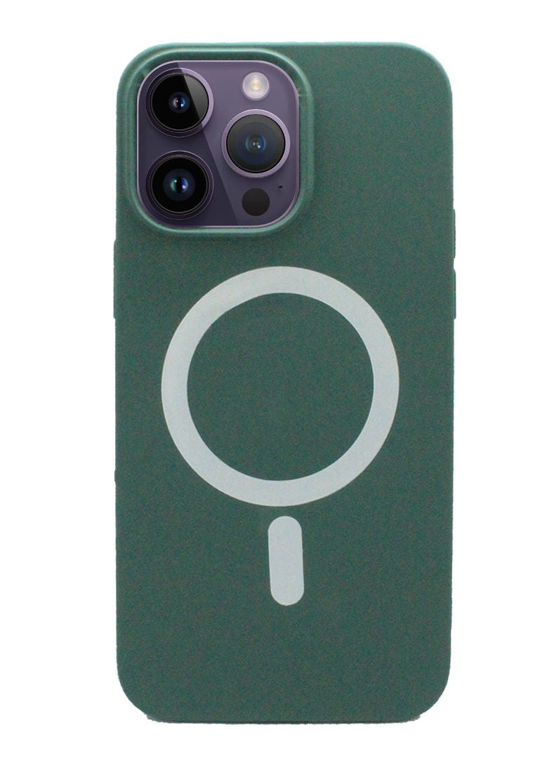 Theodor iPhone 14 Pro Max MagFix Magnetic Case | Supports Mag-Safe Wireless Charging | Premium Soft Silicone Case/Cover Designed for iPhone 14 Pro Max (6.7-Inch) 2022- Sea Green 