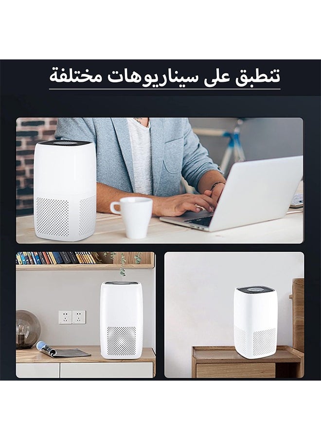 تانجبلب - منقيات الهواء للغرفة، منقي الهواء للغرفة مع فلتر هيبا لمكافحة الحساسية، ورائحة شعر الحيوانات الأليفة مع إسفنجة العطر، منقي هواء صغير مع وضع النوم بمستوى صوت منخفض - Image 1