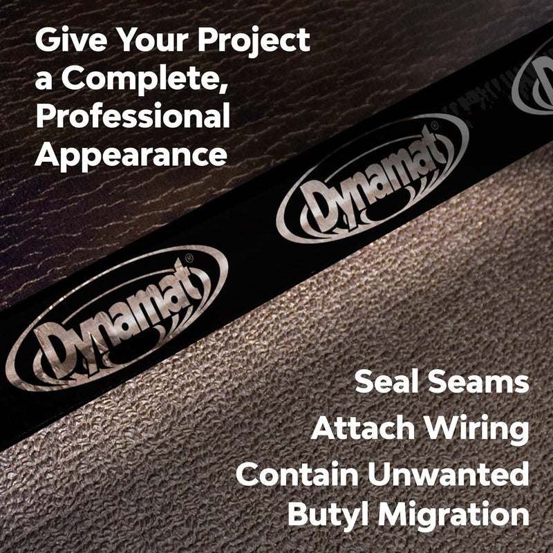 Dynamat DynaTape: Aluminum Finishing Tape for Use with Sound Deadening & Car Insulation Material – Heavy-Duty Sealant Tape for Seams, Butyl Rubber, Wires – 1.5” in x 30 ft Roll - Image 2