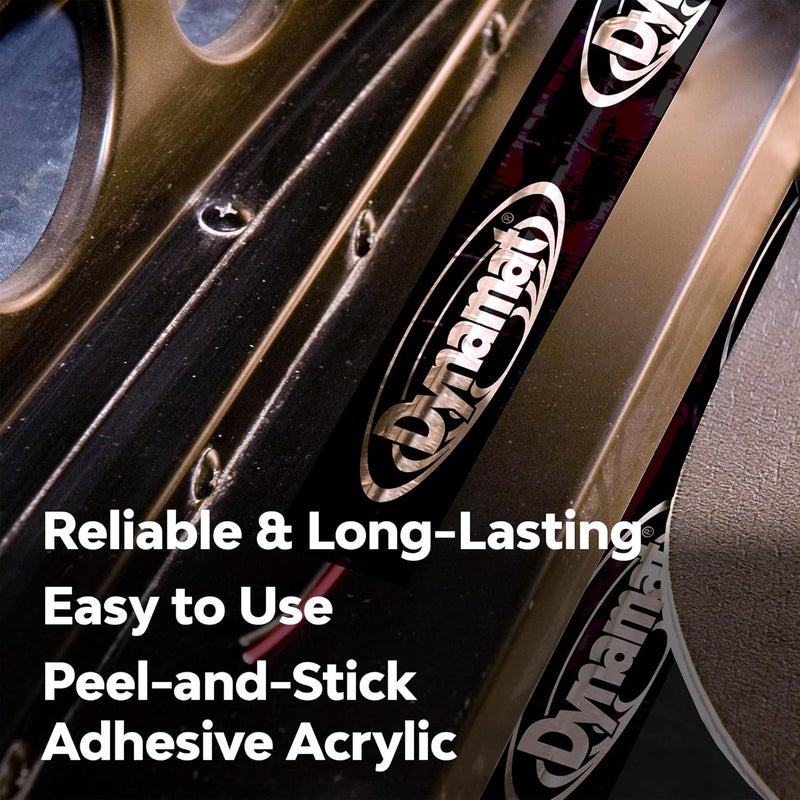 Dynamat DynaTape: Aluminum Finishing Tape for Use with Sound Deadening & Car Insulation Material – Heavy-Duty Sealant Tape for Seams, Butyl Rubber, Wires – 1.5” in x 30 ft Roll - Image 5