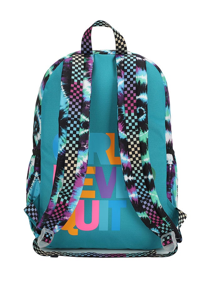 CUBS Tie Dyed Waterproof Kids 28L Backpack with zip closure Ideal for 8-15 years age group, Compatible with 15" Laptop - Image 3
