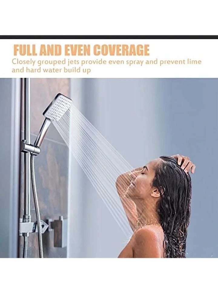 A high-pressure shower nozzle with a 1.5 meter channel and 6 spraying modes.  - Image 2