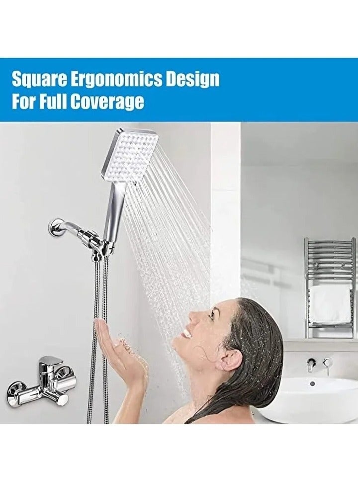 A high-pressure shower nozzle with a 1.5 meter channel and 6 spraying modes.  - Image 4