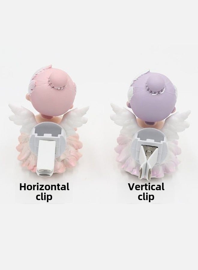 Cute Girl Car Air Vent Aromatherapy Clips Air Freshener Clips Car Decorations Car Fragrance Diffuser Air Vent Creative Vehicle Supplies Car Interior Accessories Car Vent Decoration - Image 5