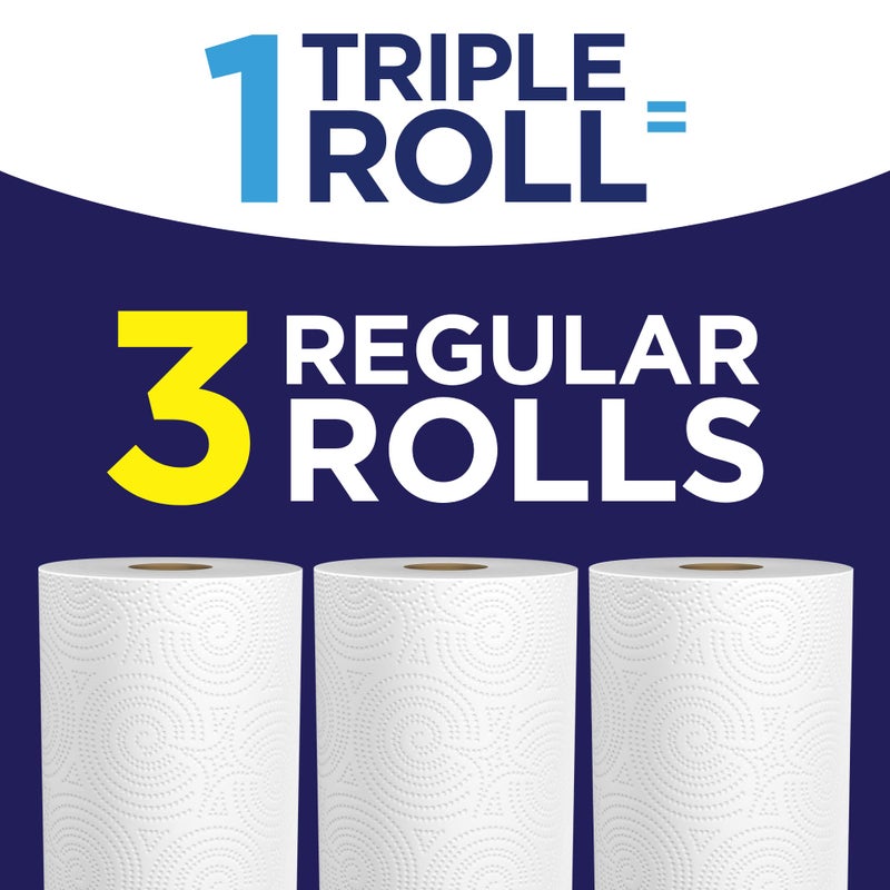 Sparkle Pick-A-Size Paper Towels, 3 Triple Rolls = 9 Regular Rolls, Everyday Value Paper Towel With Full And Half Sheets - Image 5