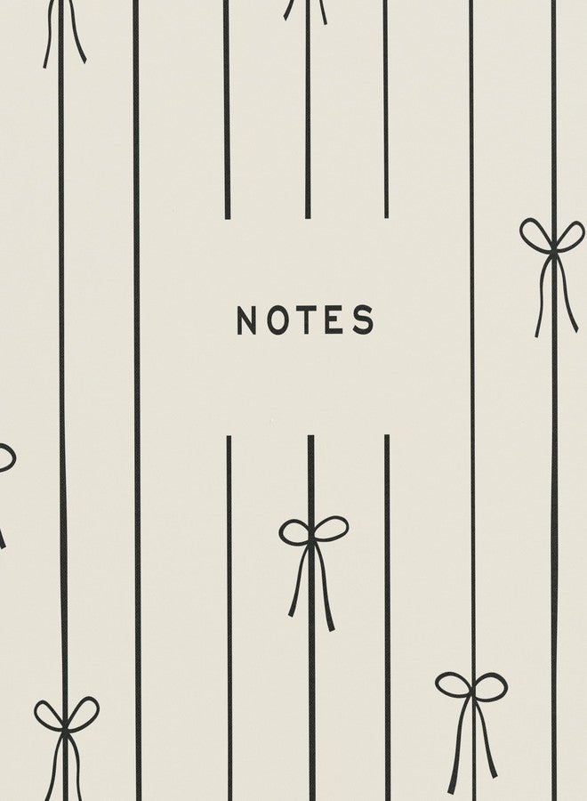 Minted Black Bow Notebook, Writing Journal for Notes & Journaling, Durable Acrylic Free Cover, Modern, Colorful & Simple Spiral Bound Journal Notebook with 80 Lined Pages, 5.5" x 8.5" - Image 3