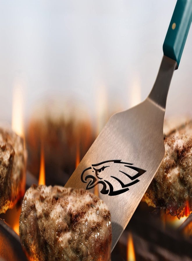 يو ذا فان طقم شواء من الفولاذ المقاوم للصدأ من سلسلة YouTheFan NFL Philadelphia Eagles Spirit، مكون من 3 قطع، مقاس 22 بوصة × 9 بوصة - Image 3