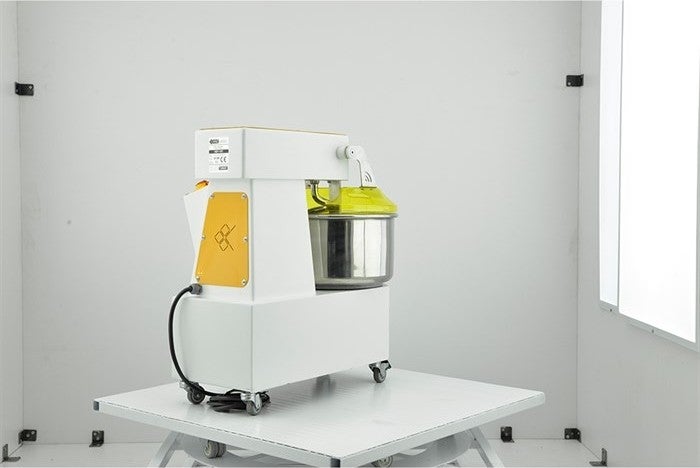 HnC Industrial Double Speed 18 kg Spiral Dough Kneading Machine 380 V  - Image 2