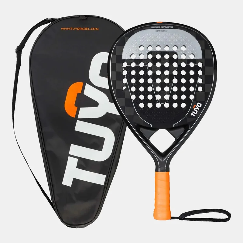 TUYO Silver Stealth Padel Racket