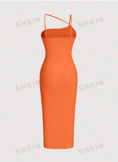 SHEIN MOD Solid Drawstring Split Thigh Dress - pzsku/ZB5BD91B0AA40D92FDBE5Z/45/_/1733658820/f648e151-a716-44bc-8ec7-02fa3145ad1d