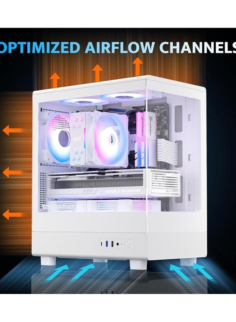 DarkFlash MICRO GAMING & WORKSTATION TOWER PC 9TH GEN: CORE I5 | GTX 1050TI 4GB GRAPHICS | 16GB RAM | 1TB NVME/SATA SSD | Windows 10 | WIFI BT READY - Image 3