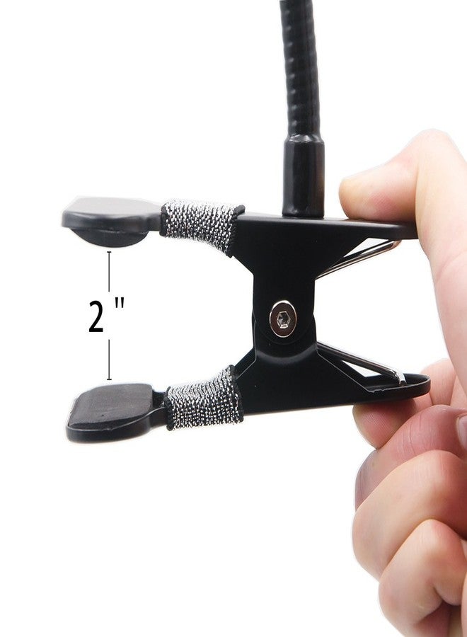 AUXO-FUN Cell Phone Holder, Universal Lazy Bracket Mobile Phone Stand, Flexible Gooseneck Long Arm Clip (Metal) - Image 4
