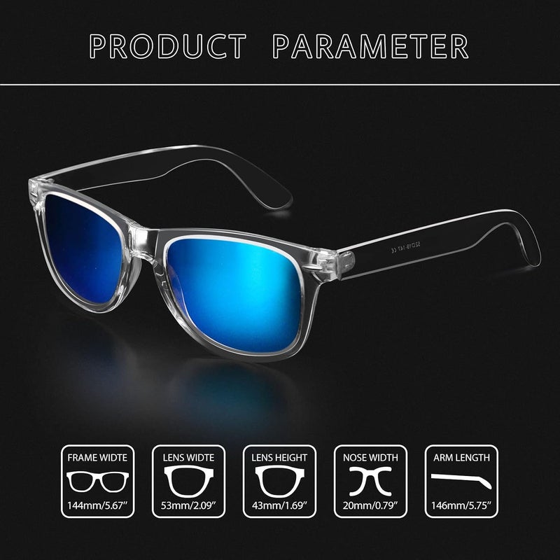 Joopin Square Sunglasses Men Women Polarized UV Protection Classic Trendy Lightweight Designer Sun Glasses for Driving Fishing Hiking Golf - Image 3