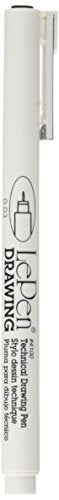 UCHIDA of America 4100-C-.03 Carded Le Pen Technical Drawing Pen, .03 Point, Black - Image 5