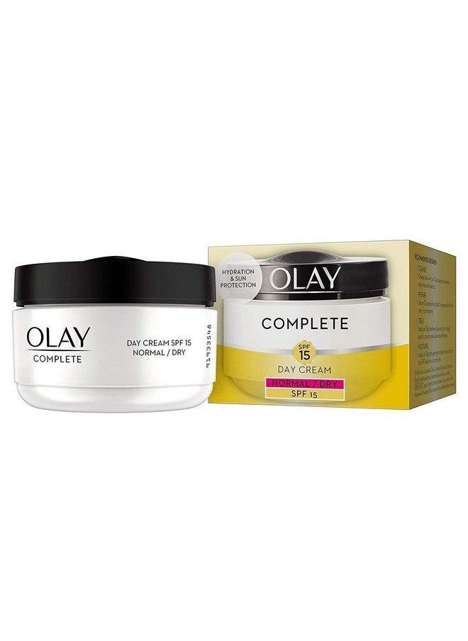 Olay - Essentials Complete Care Day Cream Spf 15 For Normal And Dry Skin 1.7Oz - Image 1