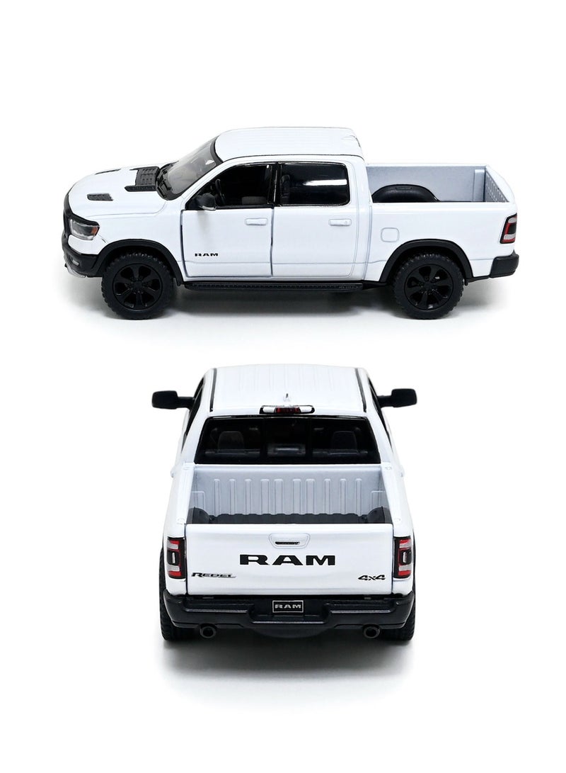 Kinsmart 2019 RAM 1500 1/46 Scale Die Cast Metal Doors Openable Pull Back Action Toy Car - Image 2