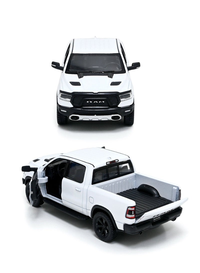 Kinsmart 2019 RAM 1500 1/46 Scale Die Cast Metal Doors Openable Pull Back Action Toy Car - Image 1