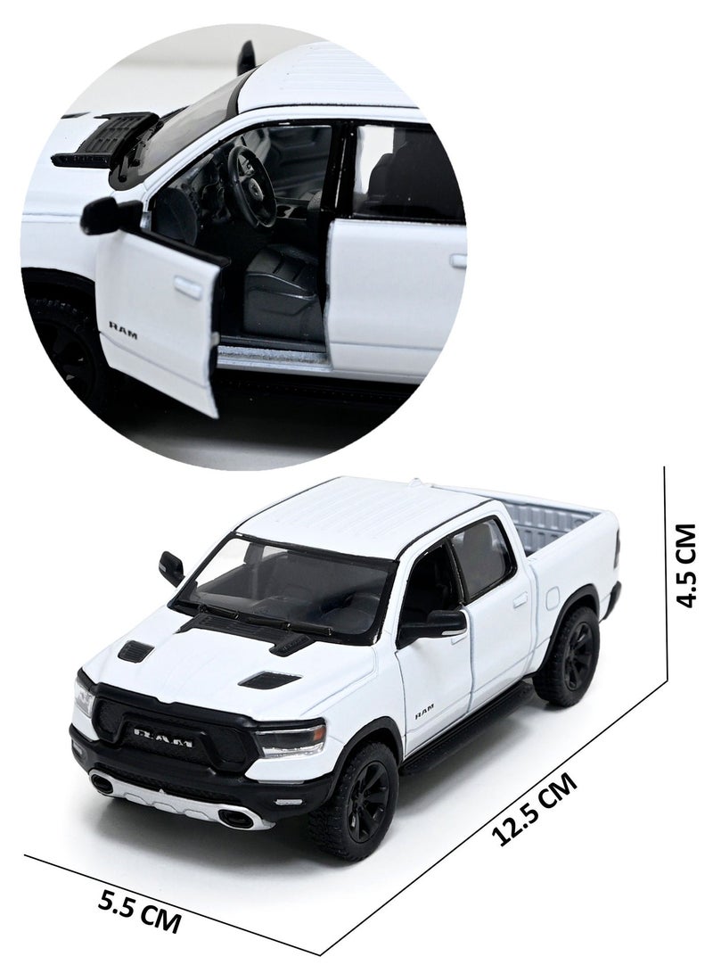 Kinsmart 2019 RAM 1500 1/46 Scale Die Cast Metal Doors Openable Pull Back Action Toy Car - Image 3