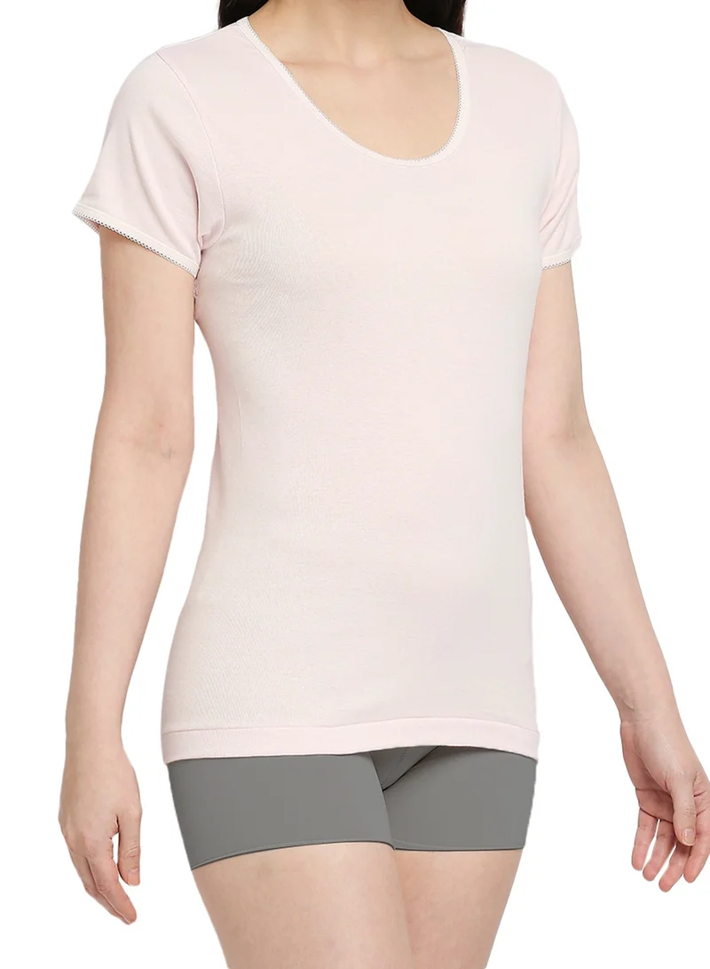 BYC GIRLS COTTON UNDERSHIRT - PINK