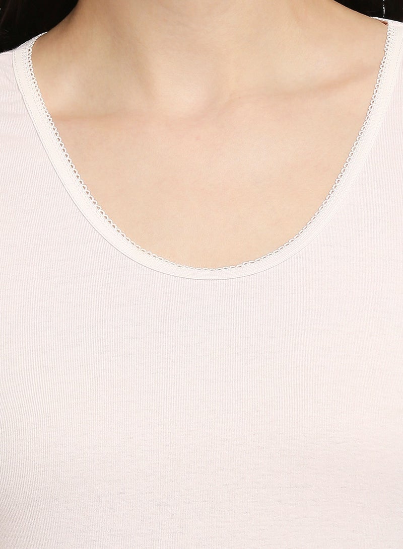 BYC GIRLS COTTON UNDERSHIRT - PINK - Image 5