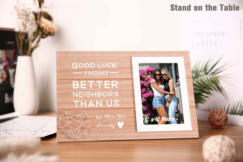 Sioial Good Luck Finding Better Neighbors Than Us-Neighbor Moving Away Gift-Neighbor Farewell Gift-Neighbor Goodbye Gift-Funny Neighborhood Gift-Picture Frame Photo Frame Present - Image 2