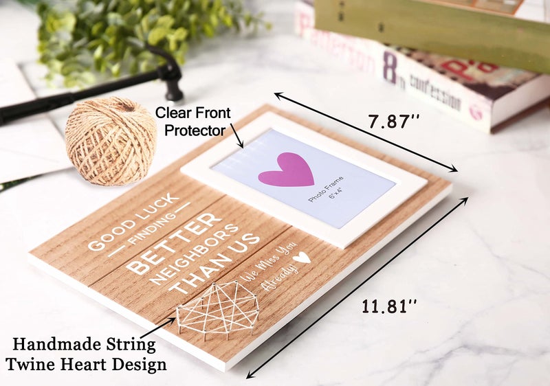 Sioial Good Luck Finding Better Neighbors Than Us-Neighbor Moving Away Gift-Neighbor Farewell Gift-Neighbor Goodbye Gift-Funny Neighborhood Gift-Picture Frame Photo Frame Present - Image 3