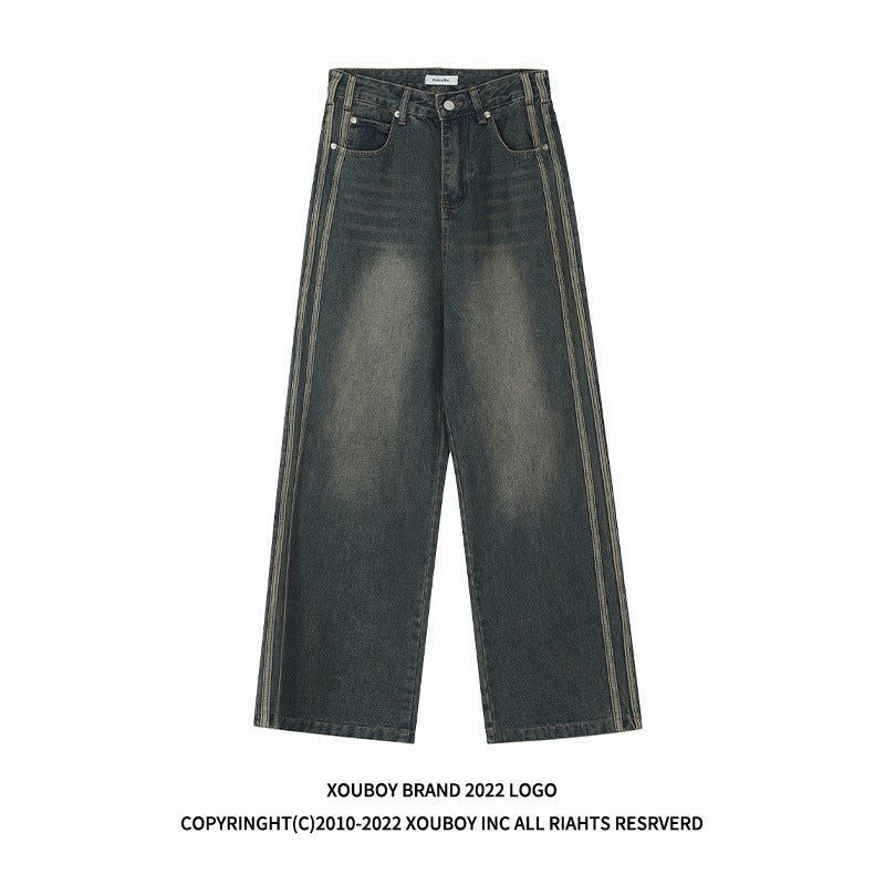 Unisex Casual Daily Denim Jeans - Image 2