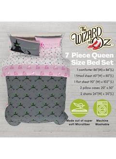 Franco Franco Collectibles The Wizard of OZ Bedding 7 Piece Super Soft Comforter and Sheet Set with Sham, Queen, (Officially Licensed Product)  - Image 3
