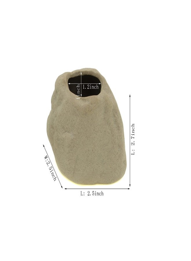 AFACYGN AFA Aquatic Plant Pot,Ceramic Aquatic Decor Plant Cup Holder for Fish Tank Aquarium Aquascape Decoration (M x 2pcs) - Image 2