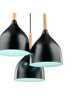 NAGAFA SHOP Pendant Light For Creative Living Room Dining Room Bedroom Home Study Room Modern Cafe Bar Clothing Store Chandelier Light With 9 Watt 3 Bulb  - Image 2