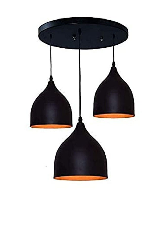 NAGAFA SHOP Pendant Light For Creative Living Room Dining Room Bedroom Home Study Room Modern Cafe Bar Clothing Store Chandelier Light With 9 Watt 3 Bulb  - Image 4