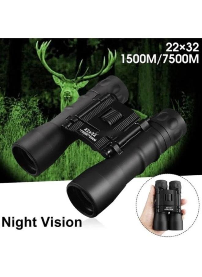 Generic High Quality 22x32 Zoom Travel Outdoor Folding Binoculars Telescope Sight Range 1500 m / 7500 m  - Image 1