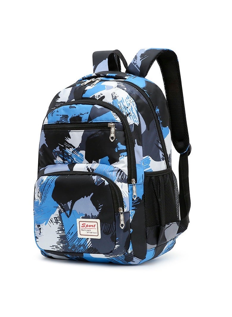 EVCRIERH 3Pcs School Backpack Set,Large Capacity Book Bag School Bags with Lunch Box/Crossbody Bag and Coin Bag,Lightweight Durable Backbag Casual Daypack Schoolbag for Student Boys Girls Teens - Image 2