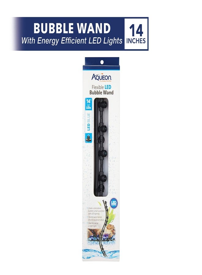 Aqueon Fish Tank Aquarium Flexible LED Accent Light and Bubble Wand, Blue, 14 Inch - Image 3