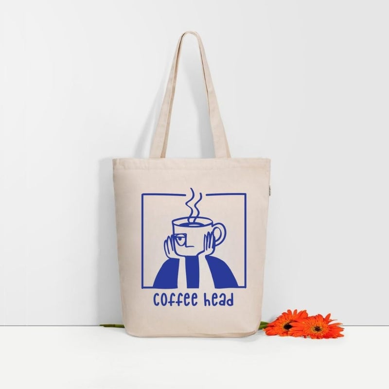 EcoRight Canvas Tote Bags for Women, College Bag for Girls, 100% Organic Cotton Tote Bag for Shopping, Travel & beach - Image 3